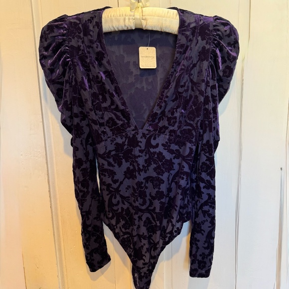Free People Intimately Magic Hour Bodysuit Deep Sea, M, NWT - Picture 4 of 15
